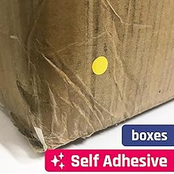 6000 Pack - 1/4" Small Dot Stickers Round Circle