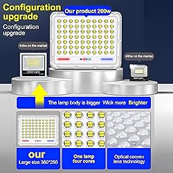100W-500W One for Two 6000K Solar High Bright Flood