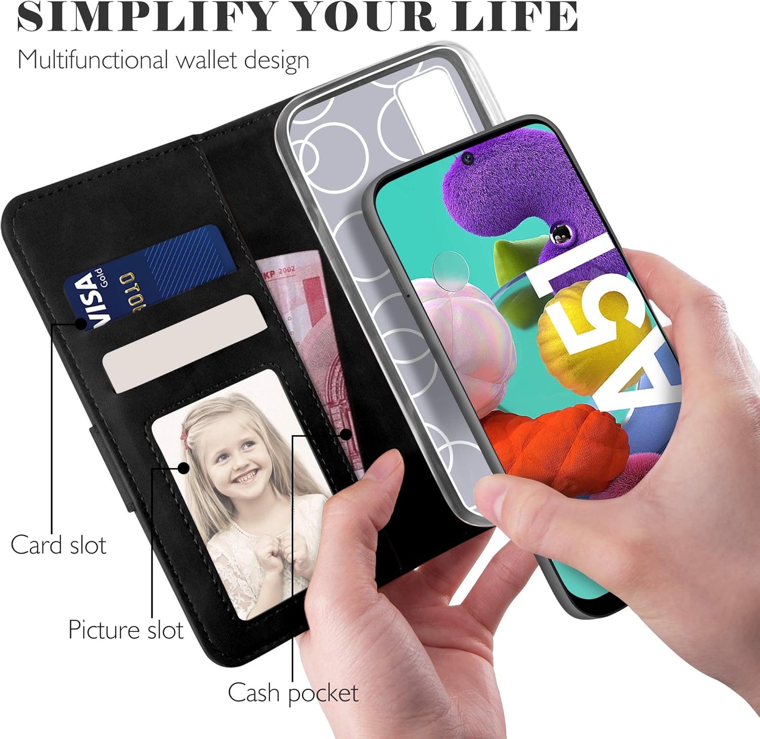 YATWIN Compatible with Samsung Galaxy A51 Case - Image 5