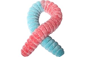 The Gummy Bear Guy | SOUR World's Largest Gummy Worm | Cherry/Blue Raspberry (Cherry/Blue Raspberry)