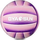 BYAOSUN Soft Official Volleyball for Indoor Outdoor Beach, Size 5 Training Volleyball for Beginner Teenager Adult
