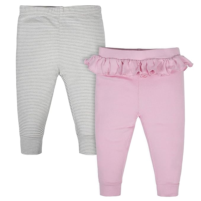 Buy GERBER Baby Girls 2Pack Pants at Amazon.in