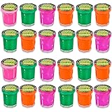 Mini Noise Putty Slime - (Pack of 48) Slime Party Favors Sludge for Kids All Ages, Boys & Girls, Bulk Neon Silly Noise Putty