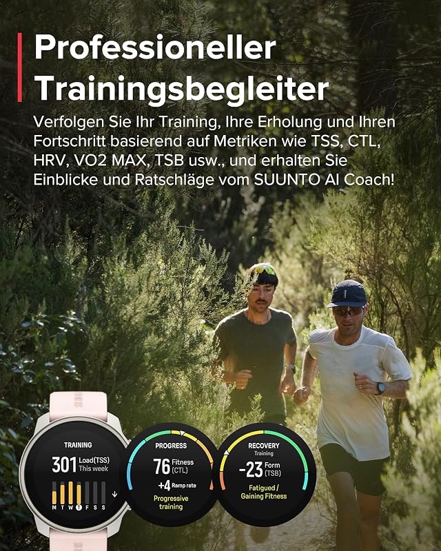 Race S GPS-Sportuhr, 1,3-Zoll-AMOLED-Display, 95+ Sportmodi