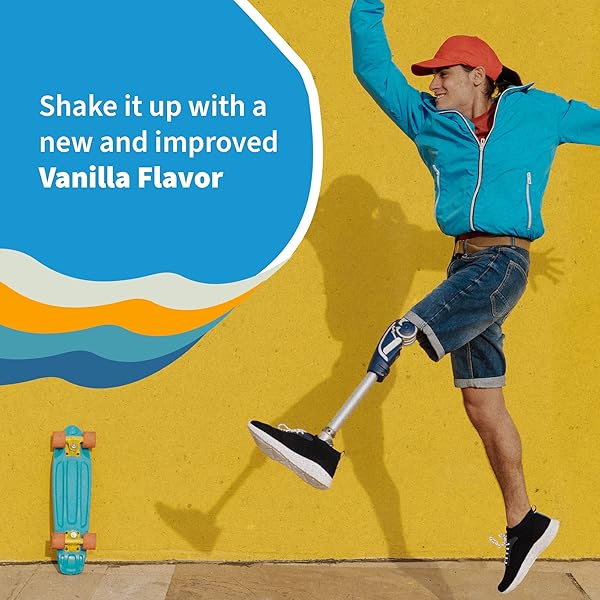 GARDEN OF LIFE MEAL REPLACEMENT SHAKES, RAW ORGANIC, VANILLA PROTEIN POWDER WITH PLANT BASED PEA PROTEIN, SPROUTS, GREENS, PROBIOTICS, DAIRY FREE 28 SERVINGS