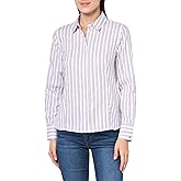 Tommy Hilfiger Women's Roll Tab Button Down Shirt (Regular and Plus Sizes)
