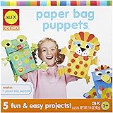 ALEX Toys Paper Bag Puppets Kids Art and Craft Activity Multicolor