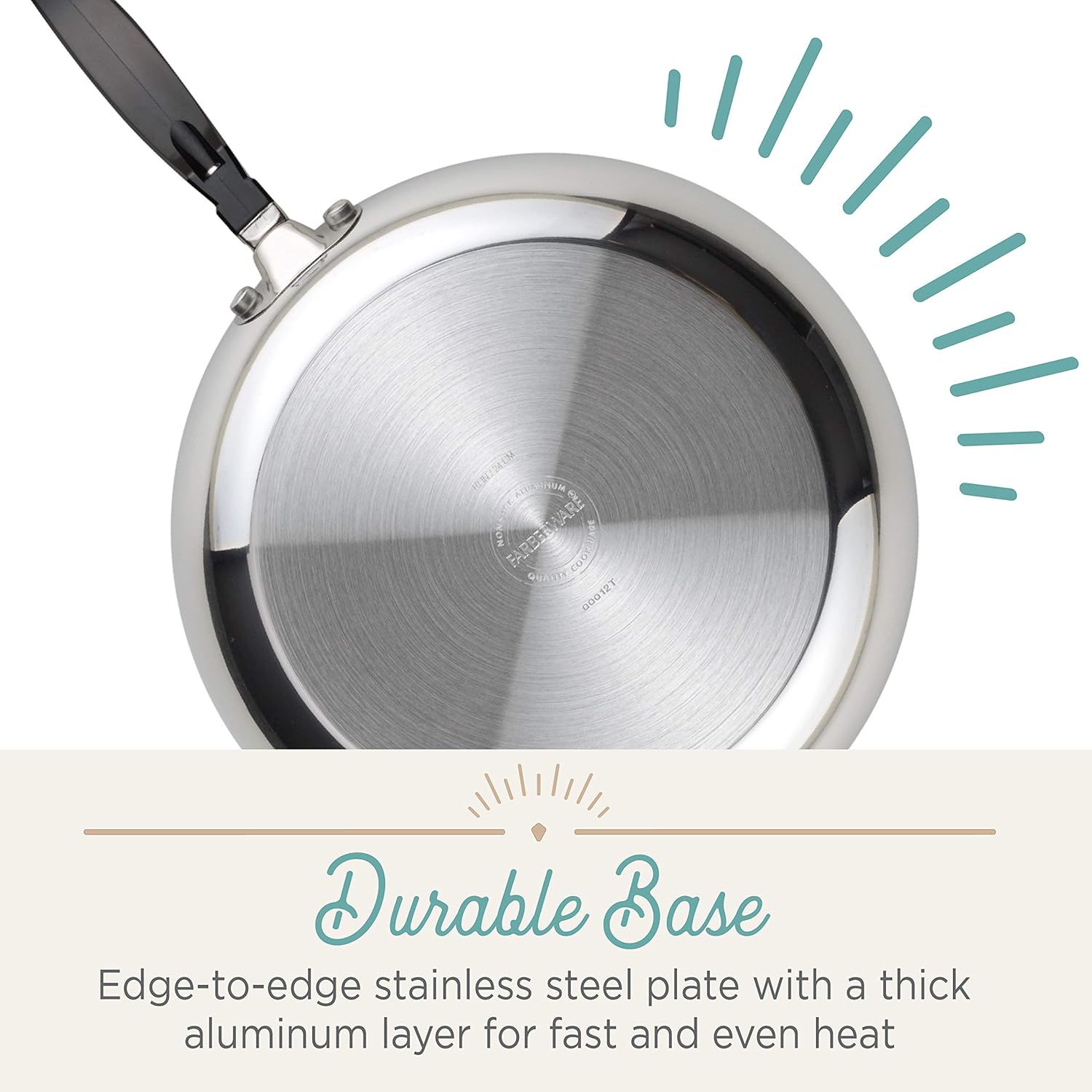 Farberware Classic Stainless Steel Saute Fry Pan with Lid, 2.75 Quart, Silver: Skillets: Kitchen & Dining