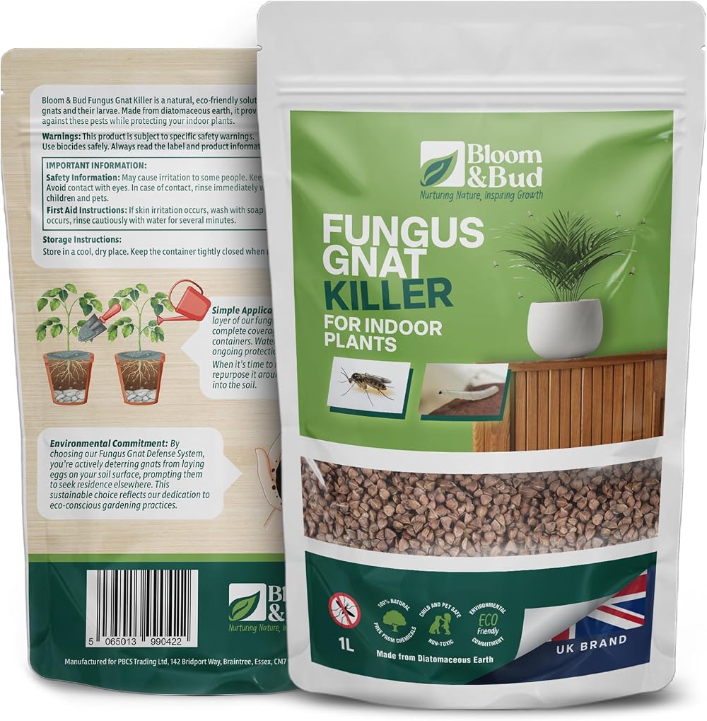 Bloom & Bud Fungus Gnat Killer 1 Litre Indoor Plant Protector Gravel Topper