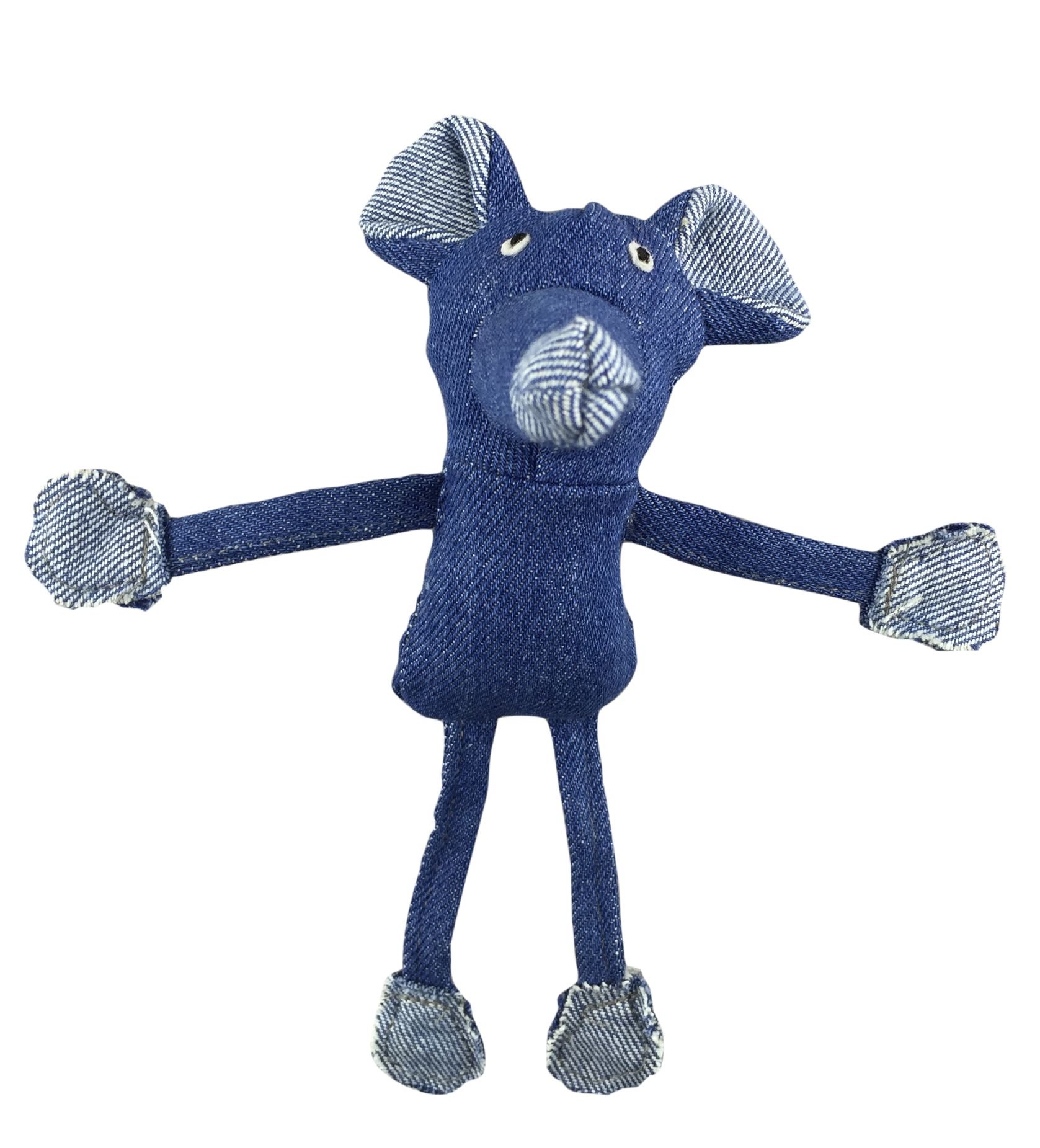 Bubimex Jeans Mouse Toy with Catnip