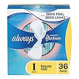 Always Infinity Feminine Pads For Women, Size 1