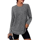 XIEERDUO Women's Workout Tops Long Sleeve Quick Dry UPF 50+ Sun Protection Shirts for Hiking Running S-3XL