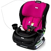 Britax Poplar Convertible Car Seat, 2-in-1 Car Seat with Slim 17-Inch Design, ClickTight Technology, Magenta Onyx