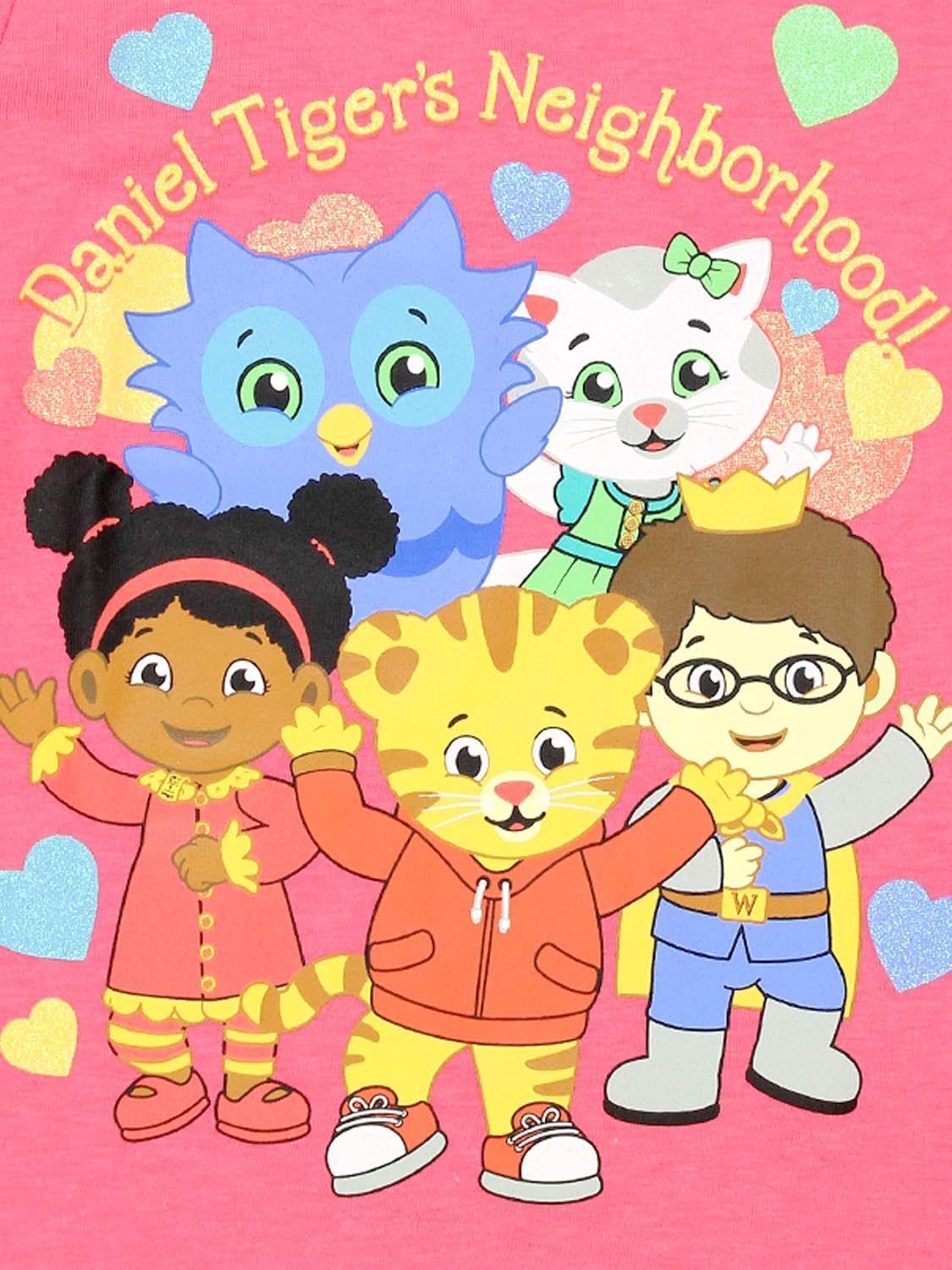 daniel tiger crib sheets