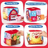 Hahaland Surprise Tissue Box Baby Toy Montessori 6-12 Months Farm Animals view 4
