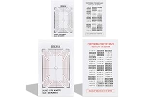 BRIGRUK The Center Tool Card Grading - Centering Tool New 2022 Includes 2X Card Centering Tool and 2X Centering Guide (Card)