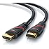 CSL - 7,5m cable de HDMI - Ultra HD 4k HDMI | Alta velocidad con Ethernet | Full HD 1080p / 4K Ultra HD 2160p / 3D / ARC y CEC | Cable de blindaje triple + blindaje de conector y contactos