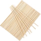 50Pcs Wooden Dowel Rods, 1/4 x 12 Inch Wood Sticks for Crafts | Wooden dowel rods for DIY crafts, Halloween &amp; Christmas decor, cake dowels, model making and creative projects