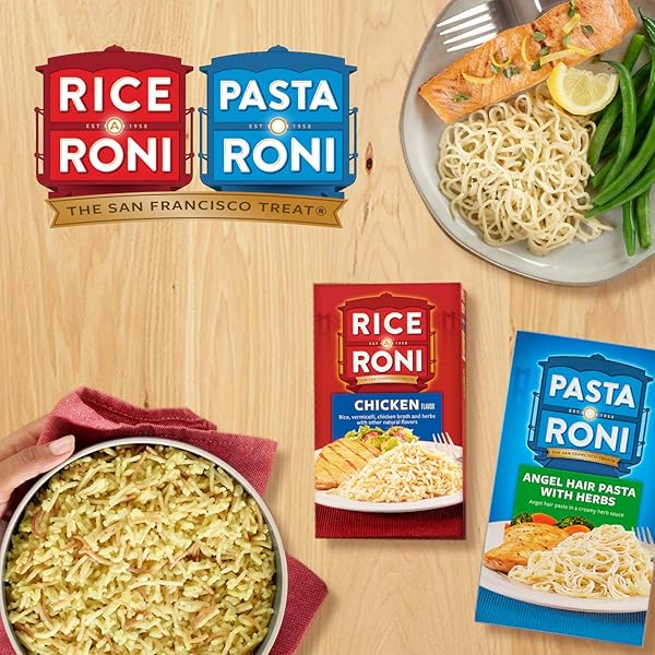 PASTA RONI GARLIC & OLIVE OIL VERMICELLI PASTA, 4.6 OZ