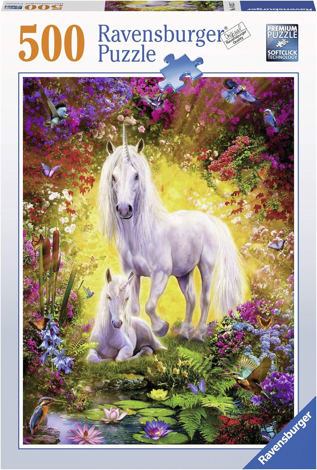 Ravensburger Rompecabezas de 500 Piezas Unicornio Puzzle Juegos y juguetes