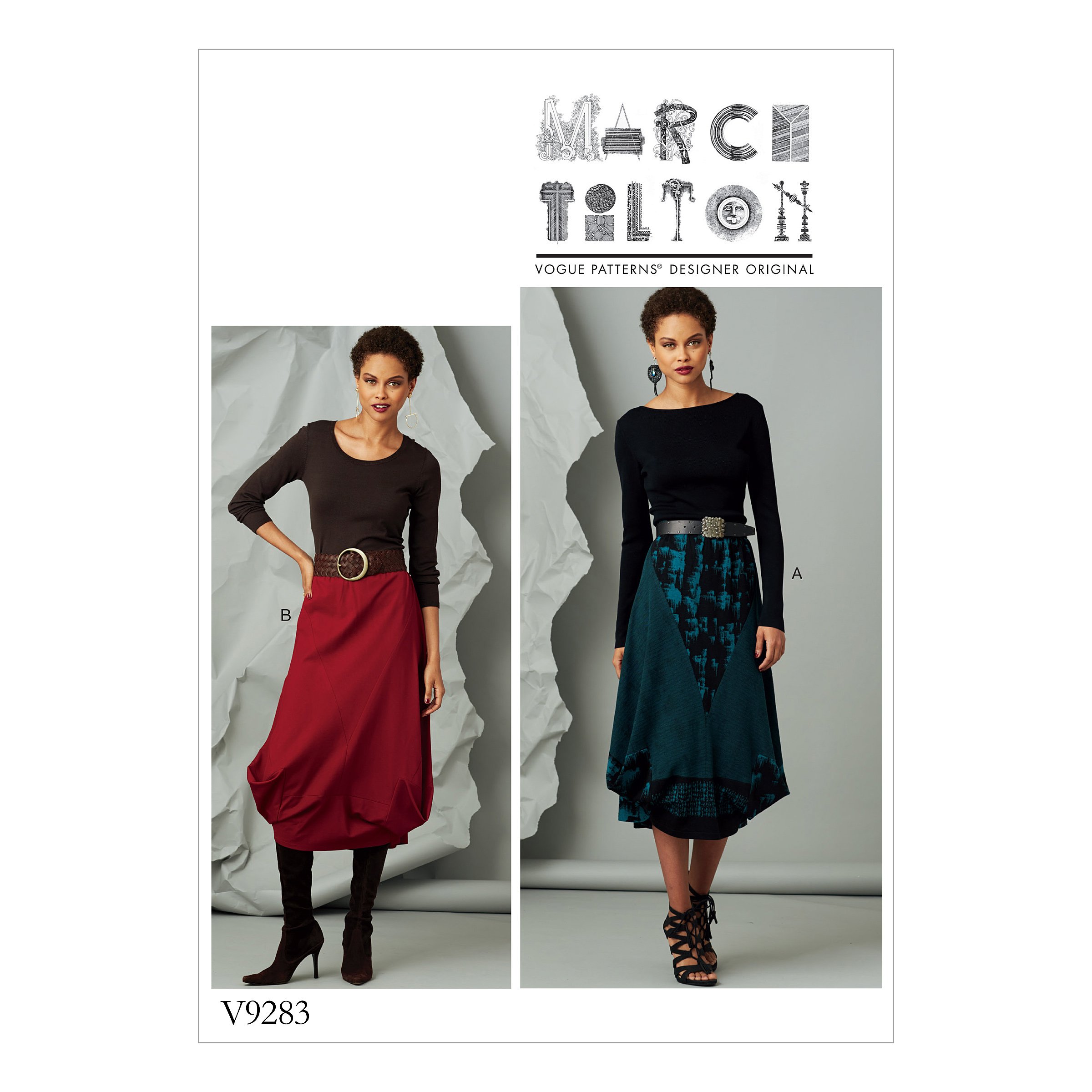 Vogue Patterns Misses Skirt, Tissue, Multi-Colour, 15 x 0.5 x 22 cm