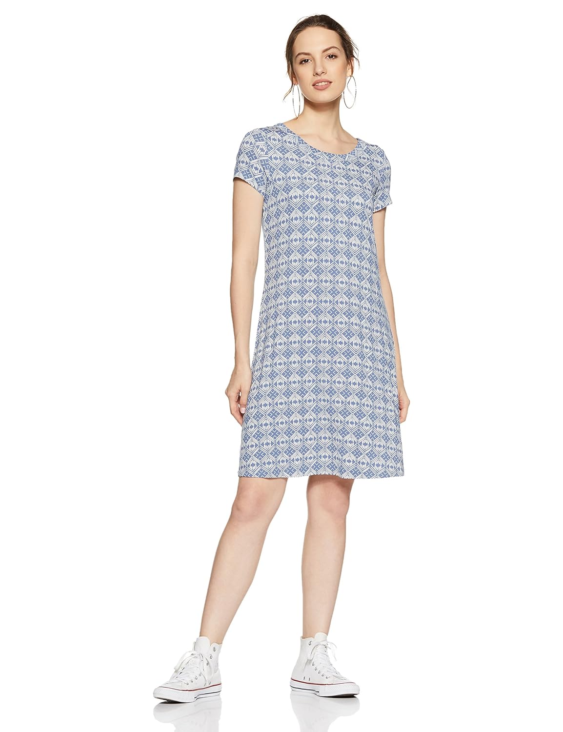 marks & spencer women's shift knee-long dress