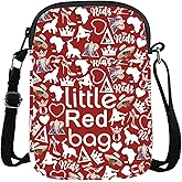 Sorority Inspired Red Elephant Crossbody Bag Greek Sorority Gift Sisterhood Gift for Sister Friends