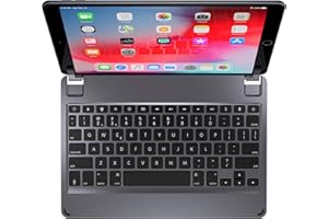 Brydge 10.5 Keyboard for iPad Air (2019) | Aluminum Bluetooth 4.2 Keyboard with Backlit Keys (Space Gray)