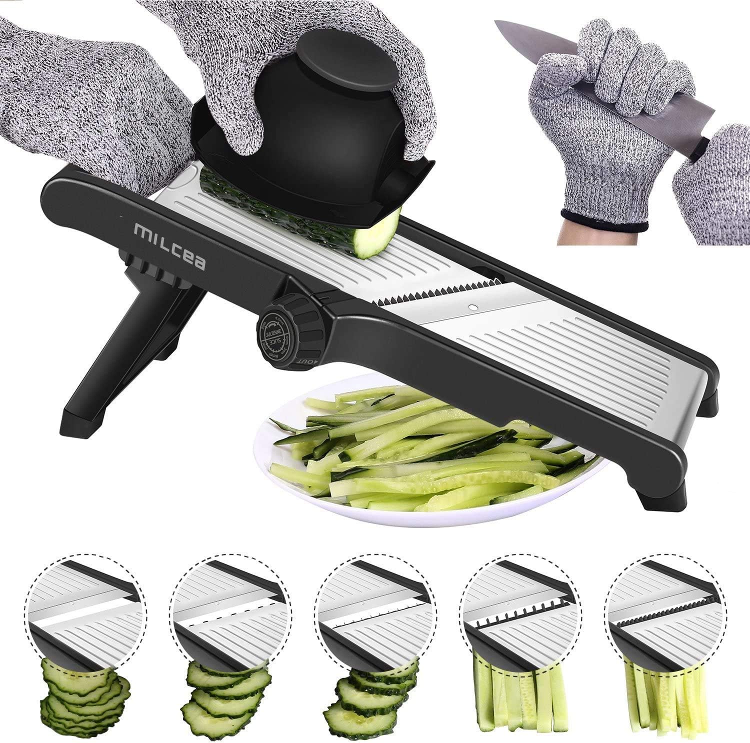 Berni Group Affetta verdure mandolina Professionale Chef Manuale CX64