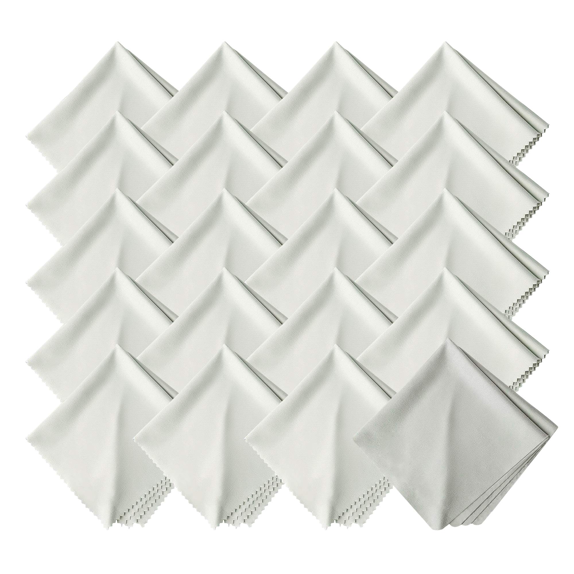 Eyeglasses Cleaning Cloths, Screens, Lens Wipes for All Electronic Device Screens (1 Pack Anti-Fog Wipes, 19 Pack Small Size Microfiber Cleaning Cloths)