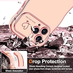 Hython for iPhone 11 Pro Case Cute Curly Wave Frame