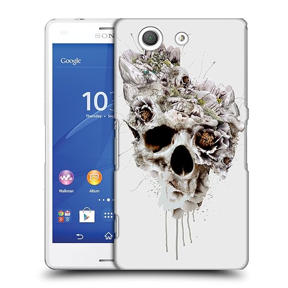 Head Case Designs Offizielle Riza Peker Schloß Schädel 8 Ruckseite Hülle für Sony Xperia Z3 Compact / D5803