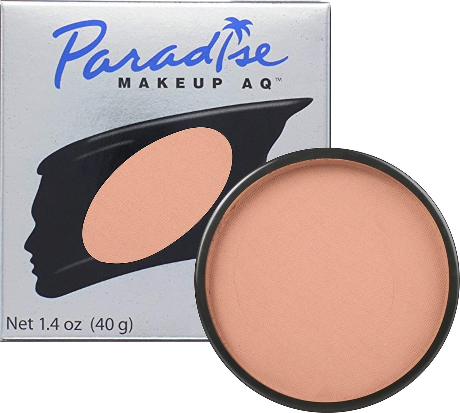 Mehron Makeup Paradise AQ Face & Body Paint (1.4 ounce) (Light Brown)