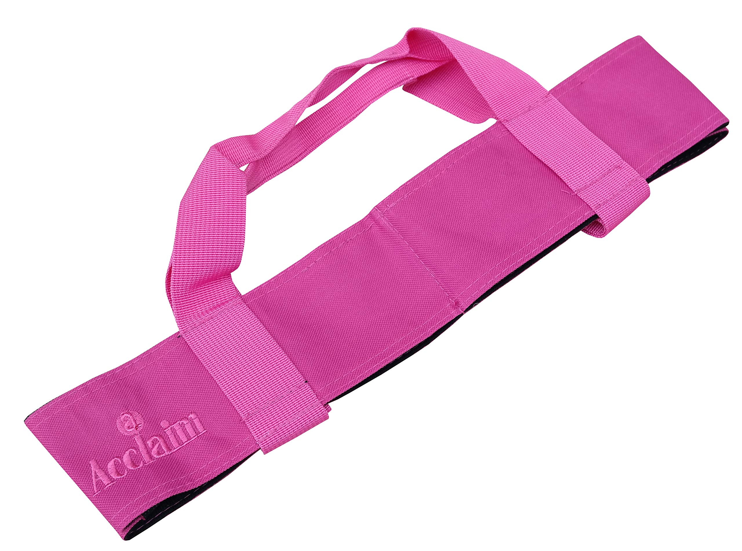 Acclaim Arles Nylon Two Bowl Level Lawn Flat Green Short Mat Indoor Outdoor Bowls Carrier (Dark Pink)