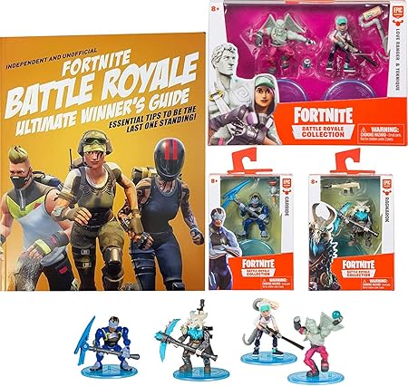 Amazon エンジェルチーム ソロス バトルフィギュア フォートナイト ラグナロク カーバイド 2パック ラブラブレンジャー テナイクアクションロイヤルコレクション アルティメットブックウィナーガイドバンドル おもちゃ おもちゃ