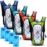Chunful 4 Water Backpack Running Hydration Pack with 2L Hiking Water Bladder Pack for Musical Festival Essential Women Men Running Cycling Climbing Hiking, 4 Color