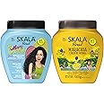 SKALA Hair Care Set Expert Mais Cachos 2 in 1 Conditioning Treatment Cream Brasil Passion Fruit & Pataua Oil - Nourish, Strengthen, and Transform Your Hair - Each Bottle 1000g 1kg - 35.27 Oz