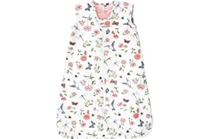 Hudson Baby Infant Girls Long Sleeve Plush Faux Fur Sleeping Bag, Wearable Blanket