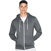 American Apparel mens Flex Fleece Long Sleeve Zip Hoodie