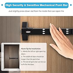 IRONWALLS 2-Pack Commercial Exit Device Panic Bar