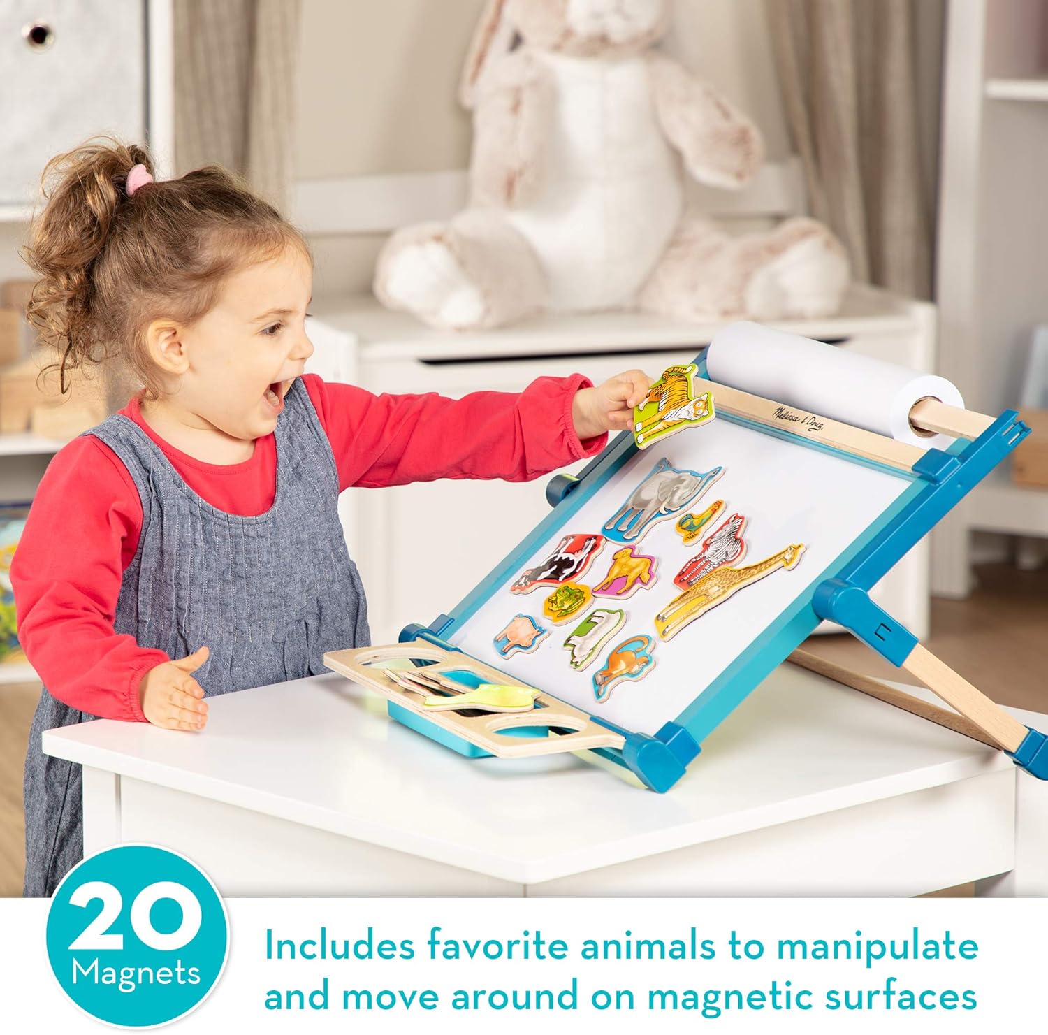 Melissa & Doug 20 Animal Magnets in a Box: Melissa & Doug: Toys & Games