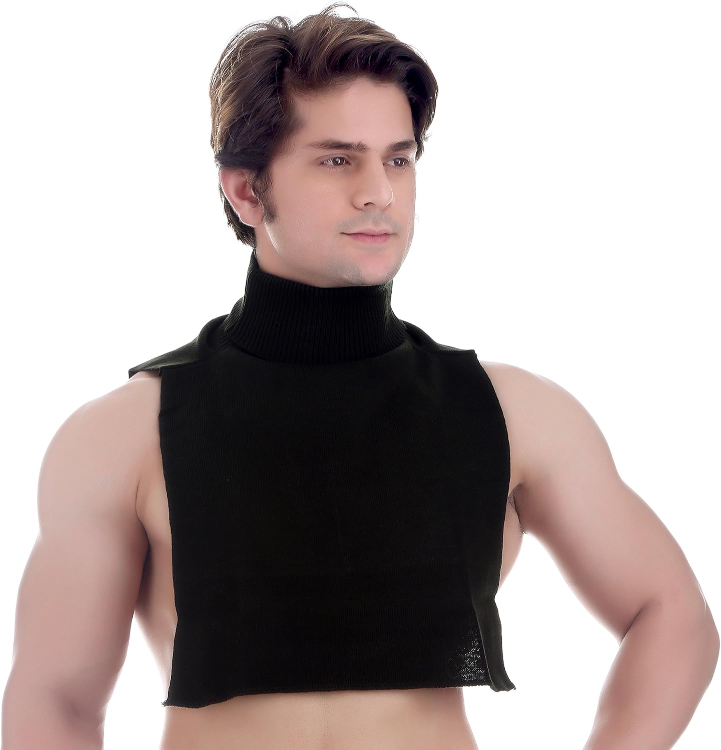 Buy Nuan Olive Green Woolen Neck, Chest & Back Cover at Amazon.in