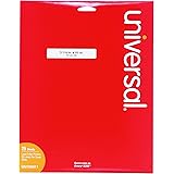 Universal UNV80011 0.66 in. x 3.44 in. Self-Adhesive Permanent File Folder Labels - White (750/Pack)