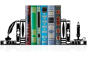 Vintage and Gothic Inspired Decorative Bookends - Unique Literary Gifts for Author and Writer Enthusiasts