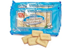Lady Sarah Individually Wrapped Sugar Sprinkled Coconut Cookies - Perfect for Gifts, Parties & Holidays, 800g (2 Cookies Bags