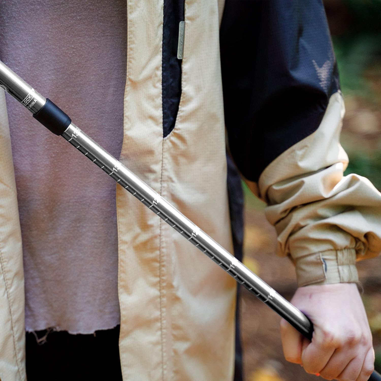 Bafx Products Trekking Walking Hiking Poles Adjustable for All Heights, Durable & Lightweight Aluminum : Sports & Outdoors