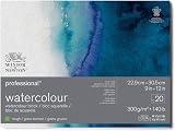 Winsor & Newton Watercolour Paper 100% Cotton 300 g/m² 22.9x30.5 cm Pad