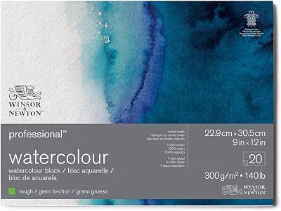 Winsor & Newton Watercolour Paper 100% Cotton 300 g/m² 22.9x30.5 cm Pad