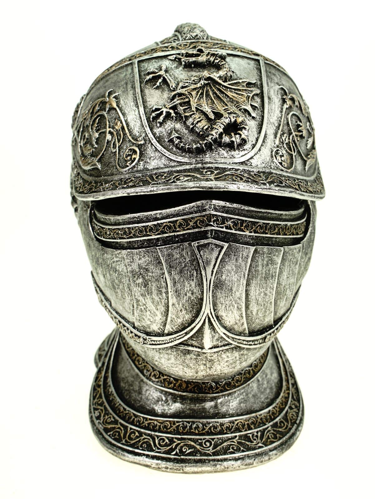 Vogler 816-0258 Large Knight Helmet Money Box Money Bank Saving Knight Medieval Multicoloured
