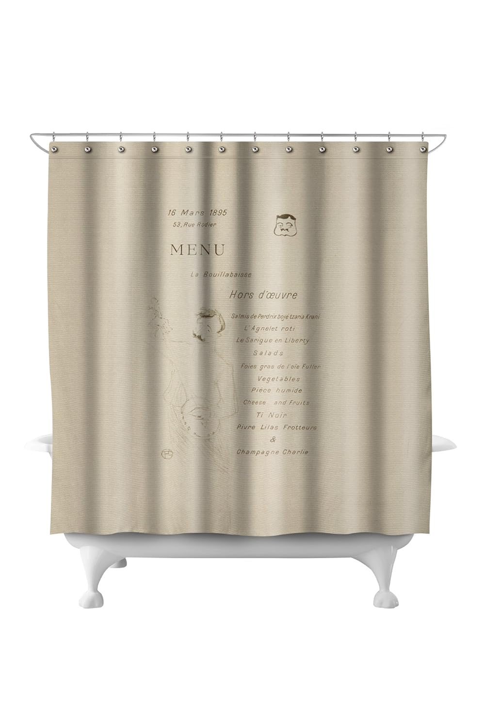 Amazon Com La Bouillabaisse Menu Sescau Vintage Poster Artist